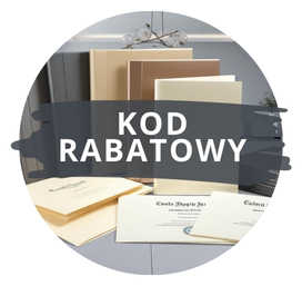 KOD RABATOWY na papiery ozdobne, dyplomy i okładki - ważny do końca czerwca!