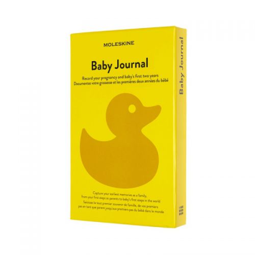 Notes Moleskine Passion Journals Baby L 13x21 cm, 400 stron, twarda oprawa żółty