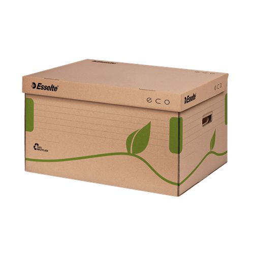 Pudełko archiwizacyjne Esselte Eco, kontener o pojemności 5 x pudełko 80mm, otwarcie od góry 439 x 242 x 345 mm