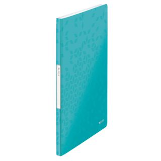 Album ofertowy Leitz WOW A4, 20 koszulek, okładka z lekkiego PP turkusowy
