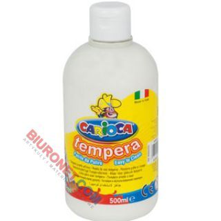 arba plakatowa Carioca Tempera wodna 500ml biała