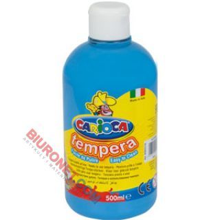 arba plakatowa Carioca Tempera wodna 500ml jasno niebieska