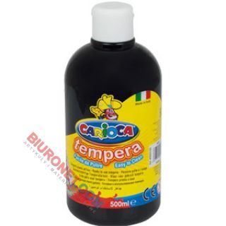 arba plakatowa Carioca Tempera wodna 500ml czarna