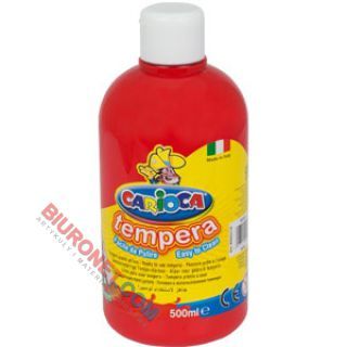 arba plakatowa Carioca Tempera wodna 500ml czerwona