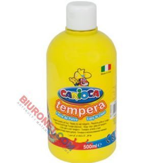 arba plakatowa Carioca Tempera wodna 500ml żółta