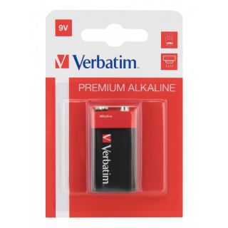 Bateria Verbatim 9V, alkaliczna 1 sztuka