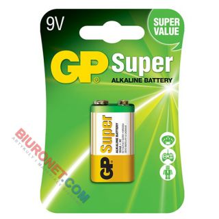 Baterie GP Super Alkaline 9V 6LR61, alkaliczne 1 sztuka
