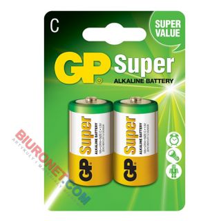 Baterie GP Super Alkaline C LR14, alkaliczne 2 sztuki