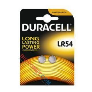 Baterie guzikowe Duracell, specjalistyczne, alkaliczne LR54 2 sztuki