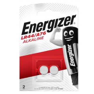 Baterie guzikowe Energizer LR44 A76, alkaliczne 2 sztuki