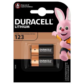 Baterie specjalistyczne, Duracell High Power123, litowe

 2 sztuki