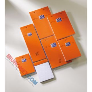 Blok biurowy Oxford Everyday, 80 kartek, oprawa laminowana A7