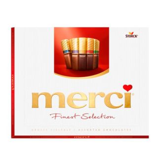 Bombonierka Merci Finest Selection Red Storck, czekoladki nadziewane 250 g