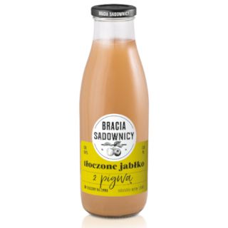 Bracia Sadownicy Tłoczone Jabłko z Pigwą 250ml, owocowy sok w szklanej butelce 8 sztuk