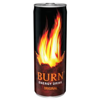 Burn Original 250ml, gazowany napój energetyczny w puszce 1 sztuka