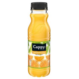Cappy Pomarańczowy 300ml, owocowy sok 100% w butelce PET 1 sztuka