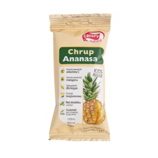 Chipsy owocowe Chrup Ananasa Crispy Nartural, torebka 15g