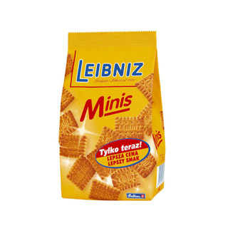 Ciastka Leibniz Minis Bahlsen, miniaturowe herbatniki maślane - 130g