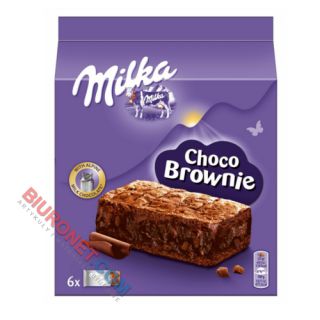 Ciastka MILKA Choco Brownie, nadziewane czekoladą  150g