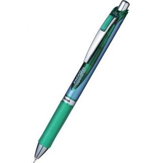 Cienkopis kulkowy Pentel EnerGel BLN75, automatyczny, końcówka 0,5mm zielony