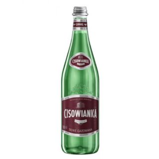 Cisowianka 0,7L x 12 sztuki, woda mineralna w szklanych butelkach silnie gazowana