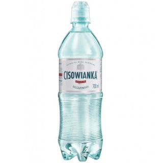 Cisowianka Sport 0,7L x 8 sztuk, woda mineralna w butelkach PET z korekim do picia niegazowana