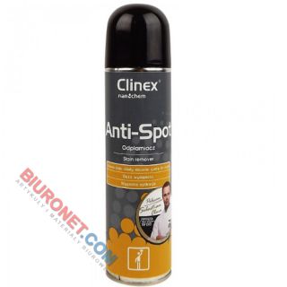 CLINEX Antispot, skuteczny odplamiacz do tekstyliów w aerozolu 250ml