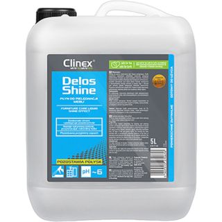 CLINEX Delos, nabłyszczający płyn do pielęgnacji mebli 5 litrów