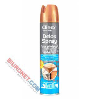 CLINEX Delos Spray, aerozol do pielęgnacji drewna, pianka do mebli 300ml