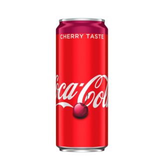 Coca Cola Cherry 0,33L, napój gazowany o smaku wiśniowym 24 sztuki