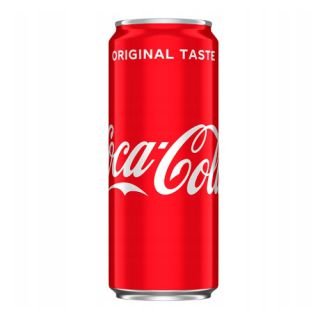 Coca Cola w puszce 0,33L, napój gazowany 1 sztuka