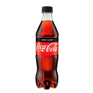 Coca Cola Zero 0,5L, napój gazowany bez cukru w butelce PET 1 sztuka