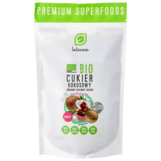 Cukier kokosowy Intenson, organiczny, nierafinowany 200g
