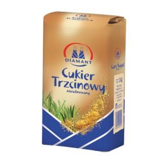 Cukier trzcinowy Diamant Dry Demerara, nierafinowany 1kg