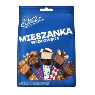 Cukierki Mieszanka Wedlowska Wedel, w czekoladzie deserowej 240 g