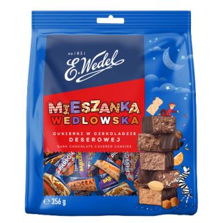 Cukierki Mieszanka Wedlowska Wedel, w czekoladzie deserowej 356g