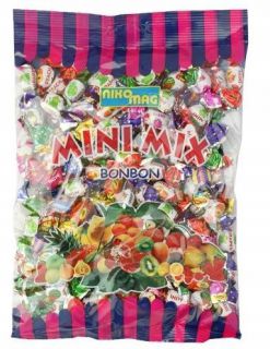 Cukierki Niko Mag Mini Mix, małe karmelki owocowe 1kg