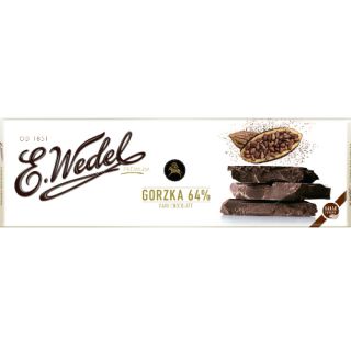 Czekolada Gorzka 64% Wedel Premium, deserowa 220g