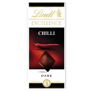 Czekolada Lindt Excellence Chilli Dark, gorzka z dodatkami 100g