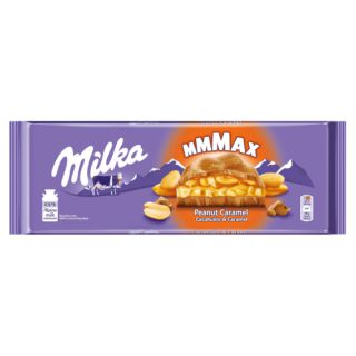 Czekolada Milka MMMAX Peanut Caramel, mleczna z orzechami ziemnymi i karmelem 276g