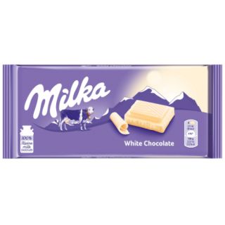 Czekolada Milka White, biała mleczna 100g