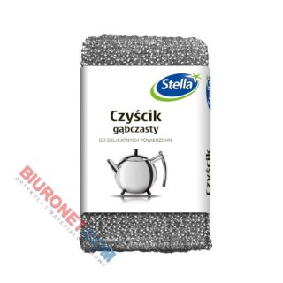 Czyścik gąbczasty Stella 7x11 cm, gąbka kuchenna do szorowania delikatnych powierzchni 1 sztuka