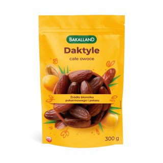 Daktyle Bakalland, drylowane całe owoce 300g