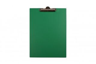 Deska A5 Biurfol, podkładka do pisania z klipsem jasny zielony