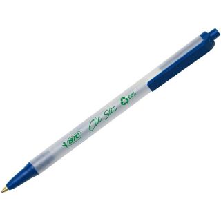 Długopis automatyczny BIC Ecolutions Clic Stic niebieski,  niebieskie