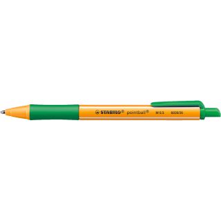 Długopis automatyczny Stabilo Pointball zielony