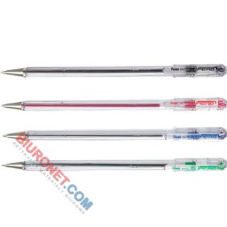 Długopis Pentel SuperB BK-77, tusz olejowy, ze skuwką, końcówka 0,7mm fioletowy