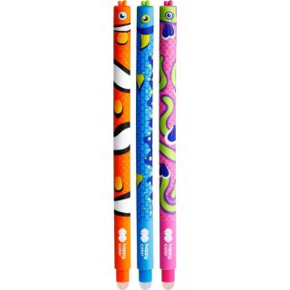 Długopis szkolny Happy Color, usuwalny  HA 4120 01FS-3 rybki