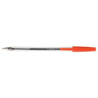 Długopis ze skuwką Q-Connect 0,7mm, wymienny wkład, zestaw 20 sztuk czerwony