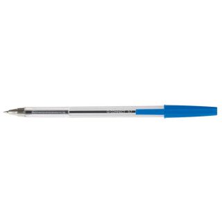 Długopis ze skuwką Q-Connect 0,7mm, wymienny wkład, zestaw 20 sztuk niebieski